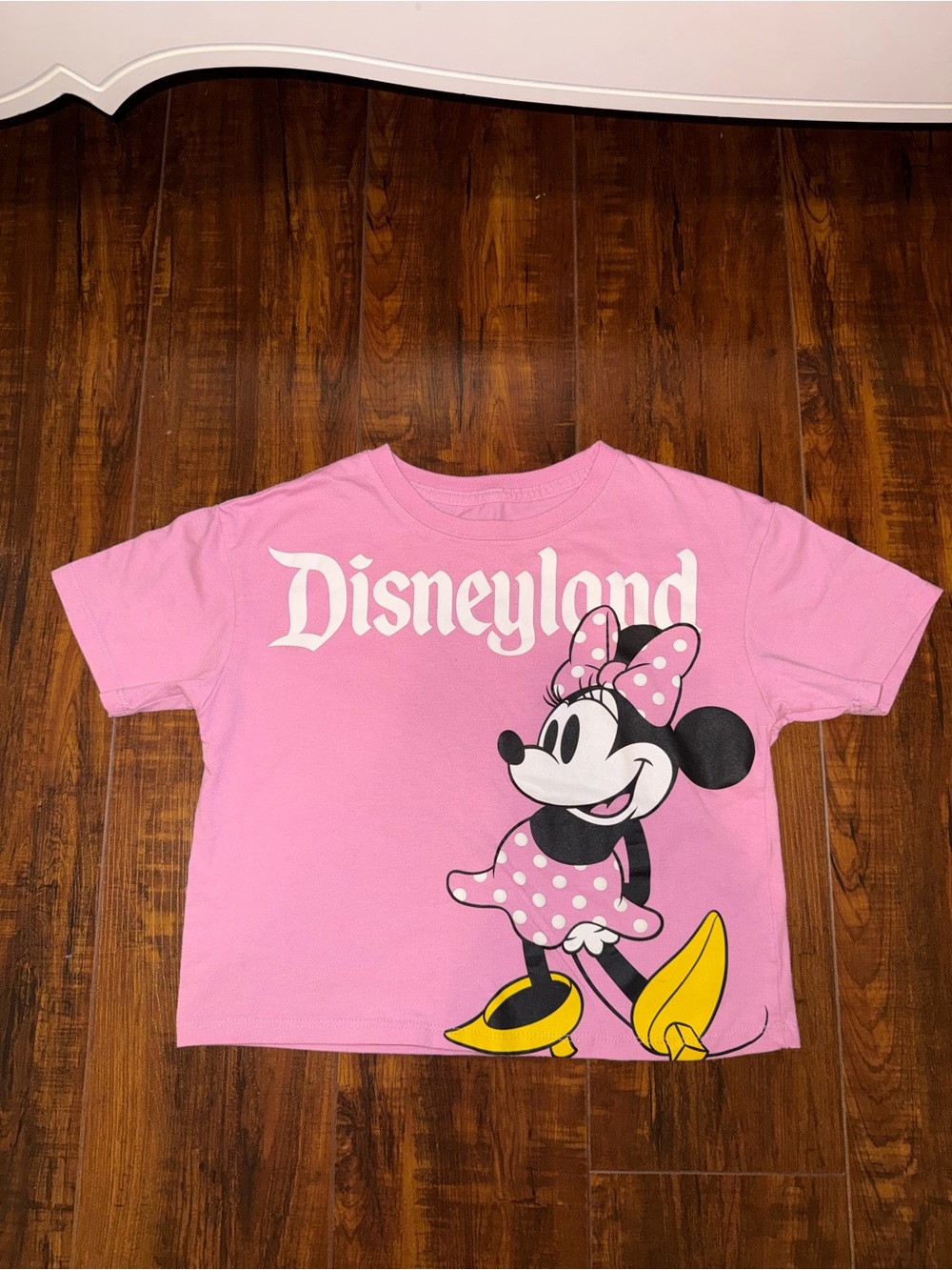 Disney Pink Minnie Mouse Disneyland Graphic Tee
